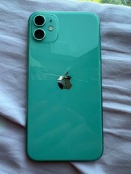 iPhone 11 64GB 綠色 連 碳纖Megsafe殼 全新保護貼