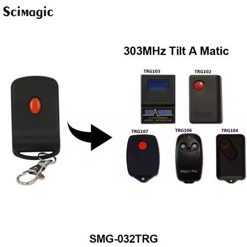 1 Button 303.00 MHZ Garage Door Remote Key For Doormate 700T TRG300/306 TR300 TRV300/303 TRG107 Tilt