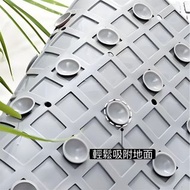 **包郵** [灰色]浴室防滑墊 高級防滑浴室墊 吸盤止滑墊 廁所 浴室 浴缸防滑墊 [平行進口] HK1408