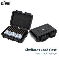 Kiwifotos Memory Card Case Holder for CFexpress Type-A/ CFexpress Type-B/ SD/ XQD, Waterproof Card P