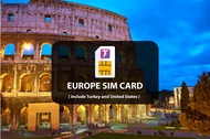 4G SIM Card (MY Delivery) for Europe, Turkey &amp; US