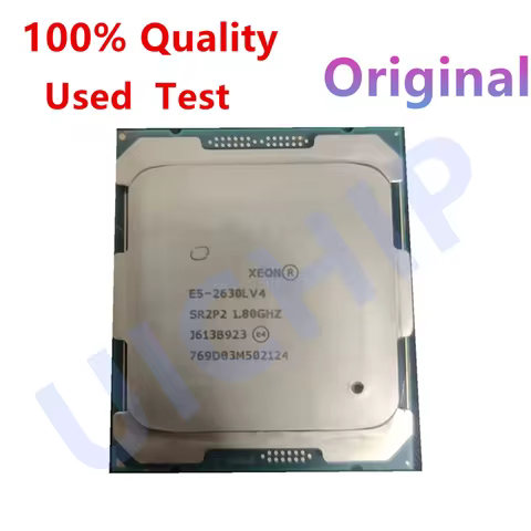 100% Original Xeon E5-2630Lv4 SR2P2 1.8GHz 10-Cores 20-Threads 25MB 55W LGA2011-3 CPU Processor