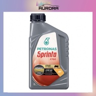 100% Original Petronas Sprinta F700 15W-50 Semi Synthetic F900 4T Motor Engine Oil Minyak Hitam (1L)