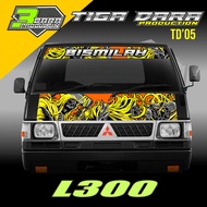 L300 PICK UP CABIN DECAL STICKER L300 GLASS STICKER L300 CABIN STICKER CODE 05