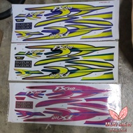 Stiker Sticker Body Stripe Cover Set (3) Suzuki Fx110 Fx110
