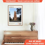 Wall paintings, Oil Paint, Durham Wall Art, Durham Poster, Durham Photo, Durham Wall Decor, North Ca