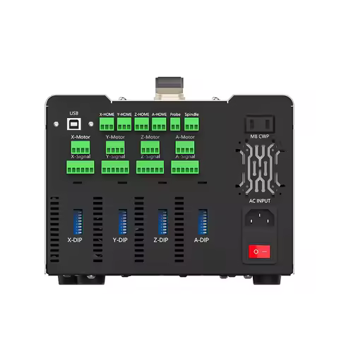 BulkMan3D UC300 Mach3 4-Axis CNC Controller Magic Cube Mini Box with MPG Handwheel 3N.m Closed-Loop 