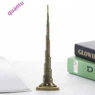 QUANTUMFLOW Burj Khalifa Tower Statue, Kawaii Mini Alloy Burj Khalifa Tower Figurine, Tourist Souven