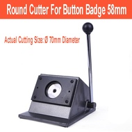 Button Badge Round Cutter for 58mm/Actual cut out size 70mm (Black)