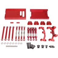 For MN 1/12 New MN98 MN99s RC Car Metal Shock Absorber Front Rear Streeing Linkage Pull Rod Seat Upg
