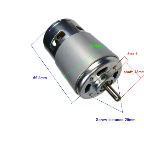STRONG 775 Double Ball Bearing DC Motor 12V 24V 36V 48V 60V 20.4W 6A Universal Hair Dryer Electric P