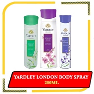 YARDLEY LONDON Body Spray 200ml