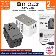 Mazer M-IFTravel370 Infinite Universal Travel Adapter with 70W Fast Charging