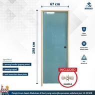 PROMO PINTU PVC WC KAMAR MANDI TEBAL PLUS HANDEL MEWAH PREMIUM LET"S ORDER & PROCESSED IMMEDIATELY
