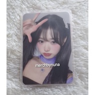 Photocard Wonyoung Ive Benefit Soundwave Round 3 'Wonyoung Kuromi' Album Switch Official