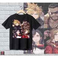 Final Fantasy VII FF7 Game Shirt V2 | Asian Size | CVC Cotton | PlayStation Fans | Gamer