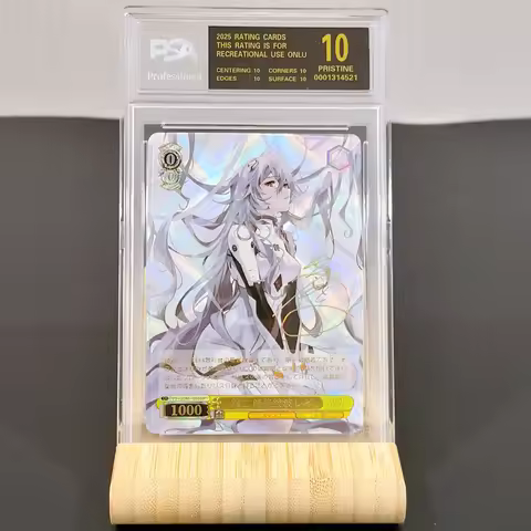 Weiss Schwarz Diy Ayanami Rei eva Self Control Collect Signature Trading Flash Card Anime Cartoon Gi