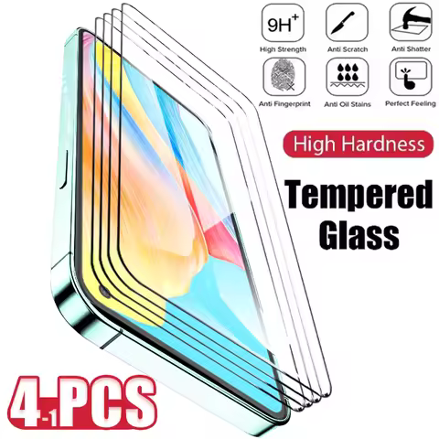 1-4PCS Tempered Glass For Oppo A78 4G K13 Turbo Pro K13x K12 K12x Plus K12+ + K11 K11x K10 5G K10x A