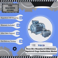 Teco IE1 Standard Efficiency Squirrel Cage Induction Motor 2HP 1.5 KW 380-415V IP55 Foot Mounted