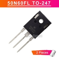 2pcs 50N60FL TO-247 50N60FL2 NGTB50N60FL2WG 50N60 FL TO247 600V/50A IGBT Transistor New IC