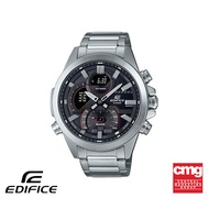 [ของแท้] CASIO นาฬิกาข้อมือผู้ชาย EDIFICE รุ่น ECB-30D-1ADF วัสดุสเตนเลสสตีล สีดำ