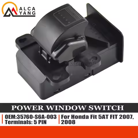 Passenger Side Power Master Window Control Switch For HONDA FIT JAZZ CITY 2003 2004 2005 2006 2007 2