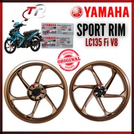 100% ORIGINAL YAMAHA LC135 V8 Fi LCV8 LC135Fi LC 135 SPORT RIM CAST WHEEL SPORTRIM SPOTRIM RODA TAYA