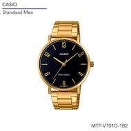 นาฬิกาข้อมือ Casio Standard Men รุ่น MTP-VT01G Series MTP-VT01G MTP-VT01G-1B MTP-VT01G-1B2 MTP-VT01G