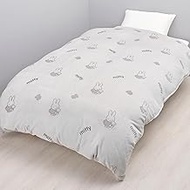 Nishikawa Miffy Warm Duvet Cover 59.1 x 82.7 inches (150 x 210 cm), Washable, Back Boa, Snap Hook, G
