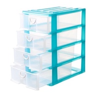CENTURY 4 Tier A4 Multipurpose Drawer Cabinet / Document Stationery Makeup Toys Paper Storage Drawer