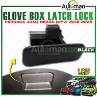 Glove Box Latch Lock Drawer Handle Perodua Axia 2014 - 2022 Bezza Myvi 2018 - 2025 Black Interior Ac