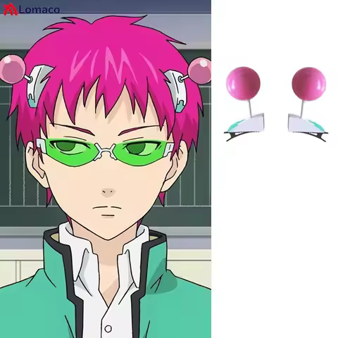 Saiki Kusuo Cosplay Headwear Hairpins Hairclips Anime The Disastrous Life of PSI Saiki K. Cosplay Pr