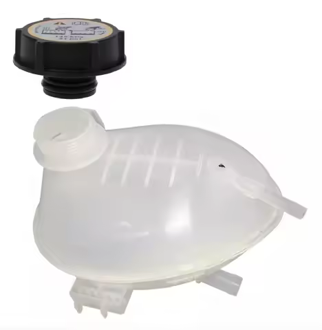 POKESS Accessories Engine Radiator Overflow Expansion Tank Bottle Reservoir With Cap For Ford Ecospo