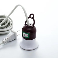 Lamp Holder with Wire 3m 58m Wire Screw Chandelier E27 Head with Switch led Light Long Line Distance