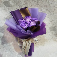 6 Soap Rose Bouquet香皂花束🌹Graduate毕业💕Brithday gift生日🎂hadiah birthday Lelaki💘Fathers day父亲节👩Surprise Gi