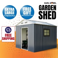 Outdoor Storage Garden Backyard Shed Metal Garden Storage setor laman Besar outdoor Garden Shed Cabi