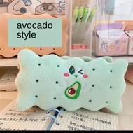 1pcs Creative Pencil Case For Kids Funny Toast Bread Pencil Case Student Plush Stationery Box