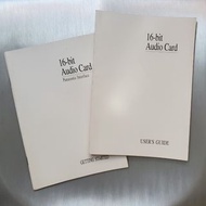 1994-1995 Creative Sound Blaster 16 16-bit Audio Card User's Guides 音效卡說明書
