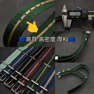 🇪🇺18/20/22/24mm Nato 錶帶 *高質素 密度布料*🇪🇺 帝陀 Tudor 型 中間線 代用品 Tudor black bay (尼龍錶帶 Nato錶帶 降落傘尼龍錶帶) 錶帶 適用 