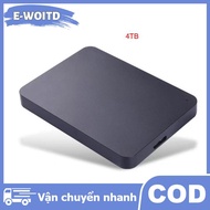 E-WOITD Mobile Expansion Hard Drive Basics 1TB 2TB 4TB Portable External Hard Drive USB 3.0 Black Ha