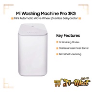 [BEST BUY] Xiaomi Mi Smart Washing Machine Pro [3KG |  Mini Automatic Wave Wheel | Sterilize Dehydra