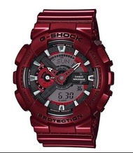 G-SHOCK手錶 CASIO G-SHOCK GA-110 series Watch GA-110NM-4A  棗紅色