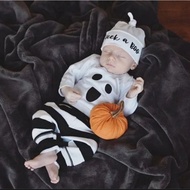 Romper baby ghost boo costume Halloween | Baby ghost clothes | Baby ghost costume