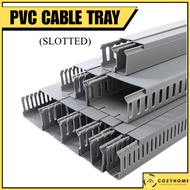 PVC Cable Tray Duct Slotted PVC cable trunking Wire Duct Cable Management CHFH