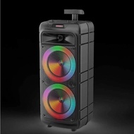 [EXTRA BASS] ZQS-8211 boom bass LED Wireless Speaker with free Microphone