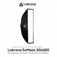 Lakrone Softbox 30x120 cm Bowen Mount For Studio Lighting Take Product Photos And Videos