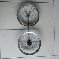 16 inch mini bicycle wheelset rims, 2 pcs, 1 set (front + rear)