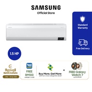 Samsung WindFree™ Deluxe Air Conditioner 1.5HP 2022 AI Auto Cooling inverter Fast Cooling F-AR1-3BYF