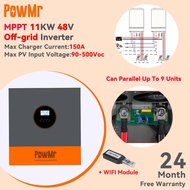 【Can Be Paralleled】PowMr MPPT 11KW Off Grid Solar Hybrid Inverter 230Vac Built-in 150A MPPT Solar Ch