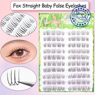 Single Cluster Segmented False Eyelashes Natural Looking For Students New Users Female Group K7f3